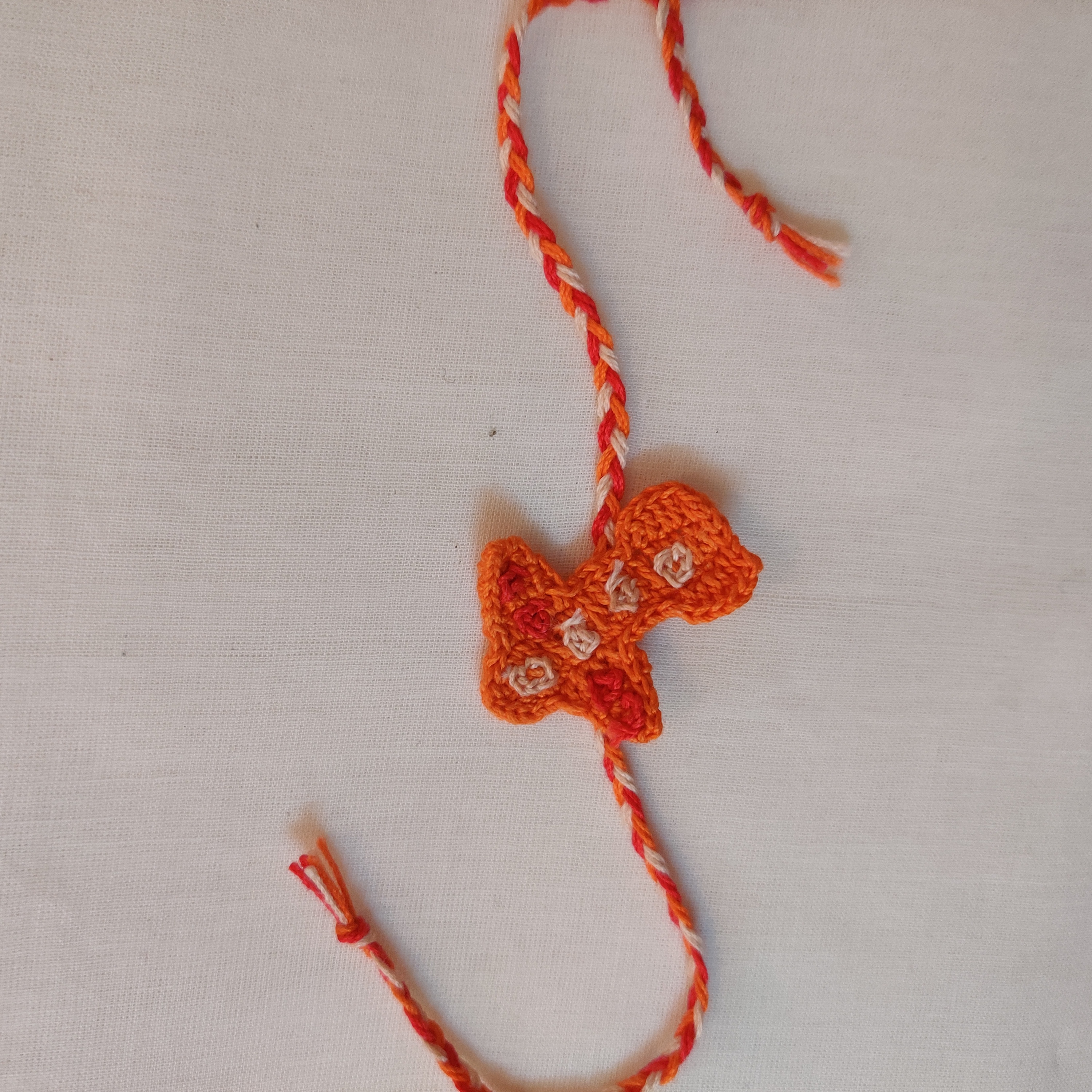 Set of 2 Handmade Crochet Rakhi - image 3